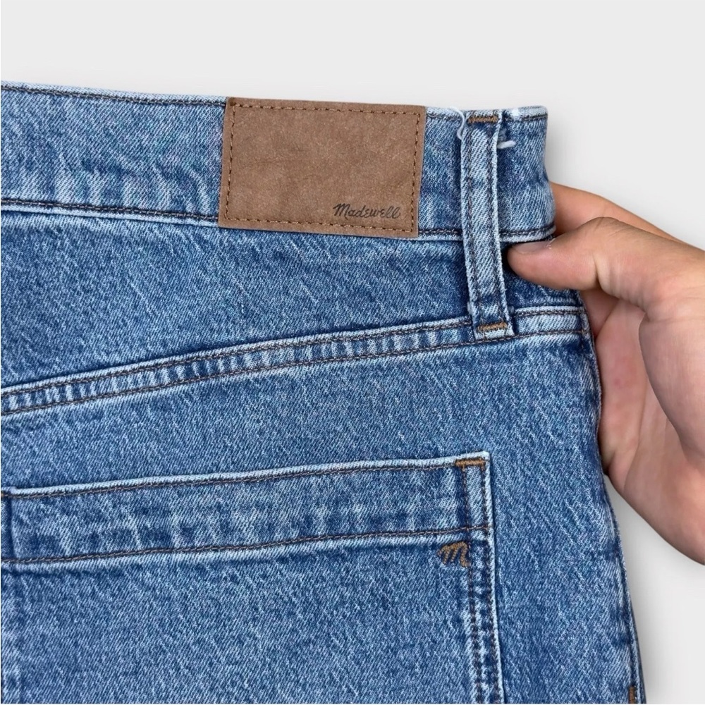 Madewell The Perfect Vintage Wide Leg Jeans Womens 32 Fit 34x31 Blue Denim Baggy - Picture 2 of 15